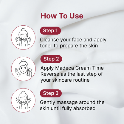 Madeca cream Time Reverse | 1.69 fl oz x 2 pcs | Korean Skincare Centella Asiatica